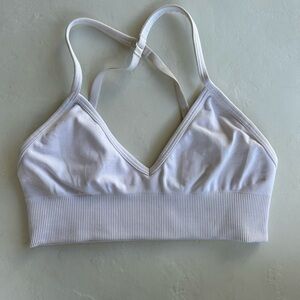 White lulu lemon bra